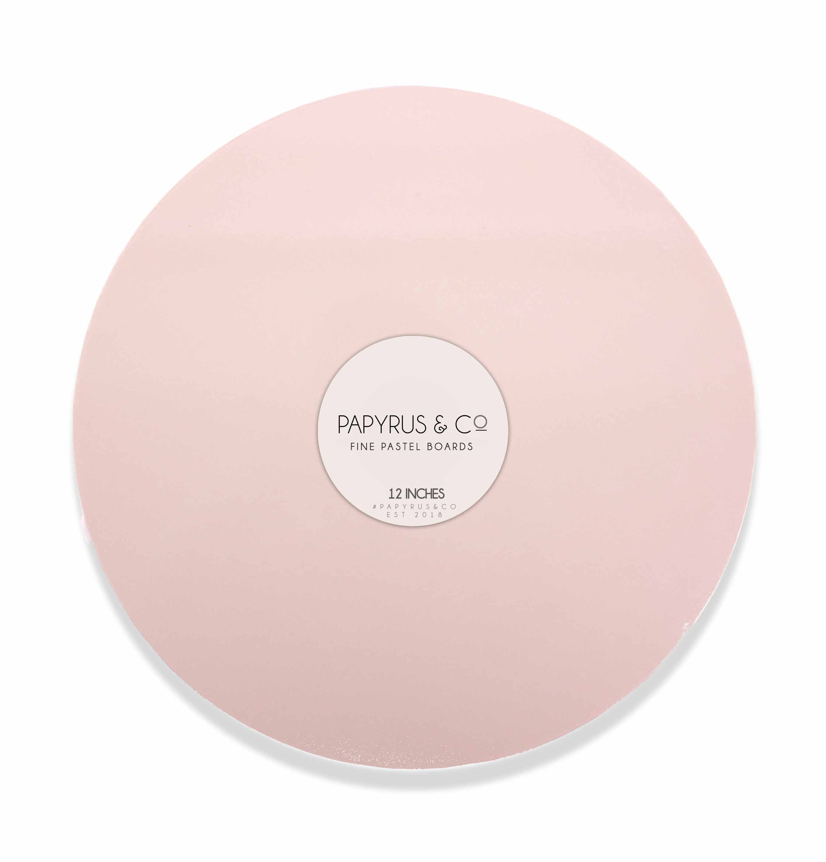 Papyrus Masonite Cake Board Round Pastel Pink 12in