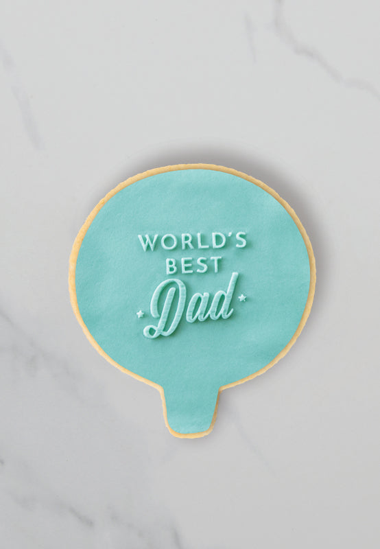 Coo Kie Embosser Stamp World's Best Dad