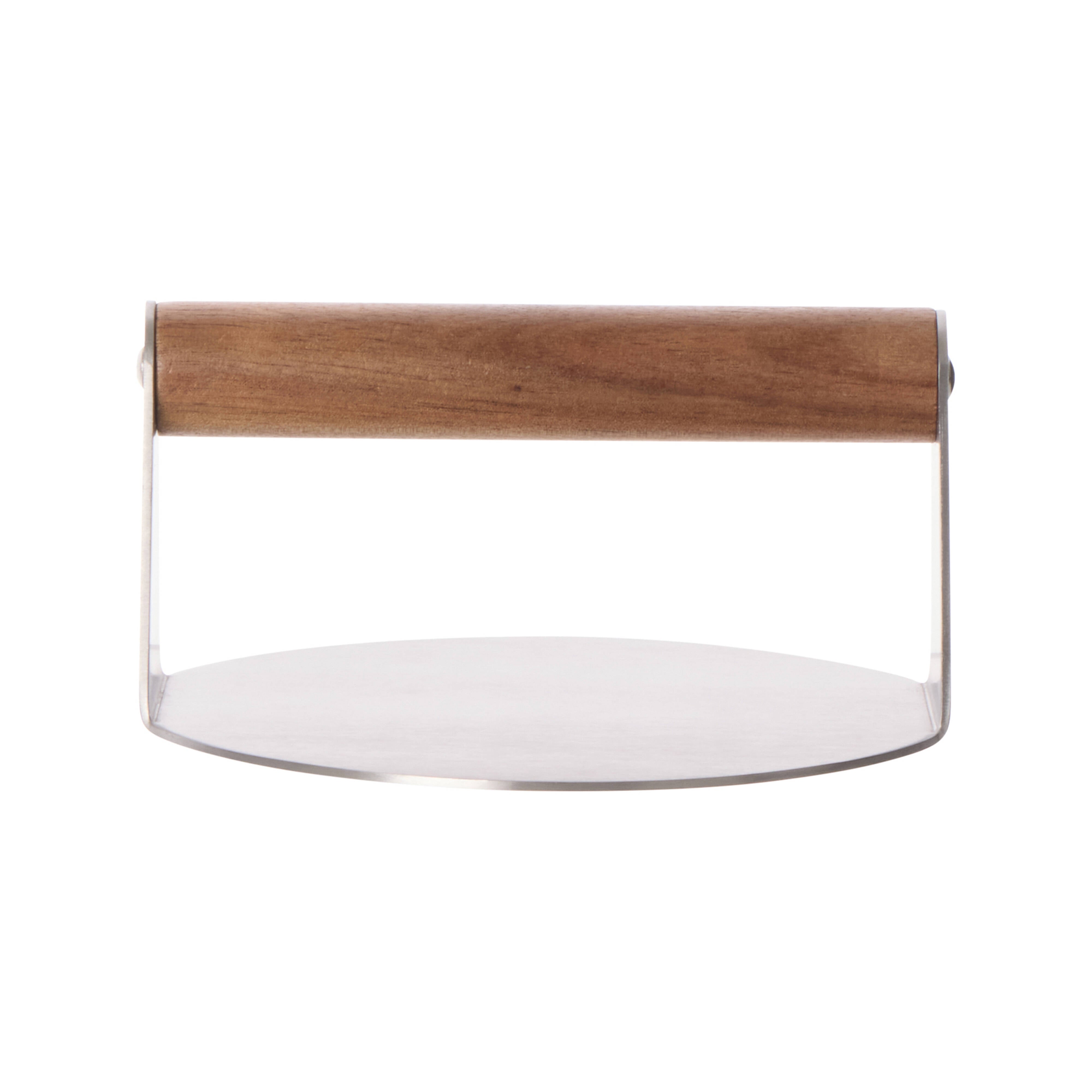 Davis & Waddell Ryder Burger Smasher Chrome & Acacia