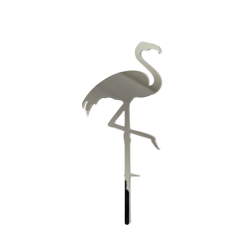 Sugar Crafty Flamingo Cake Topper Mirror