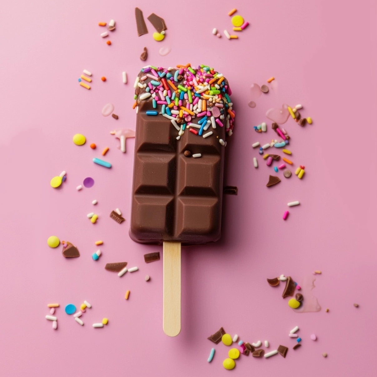 Sugar Crafty Silicone Mould Ice Pop Choc Bar