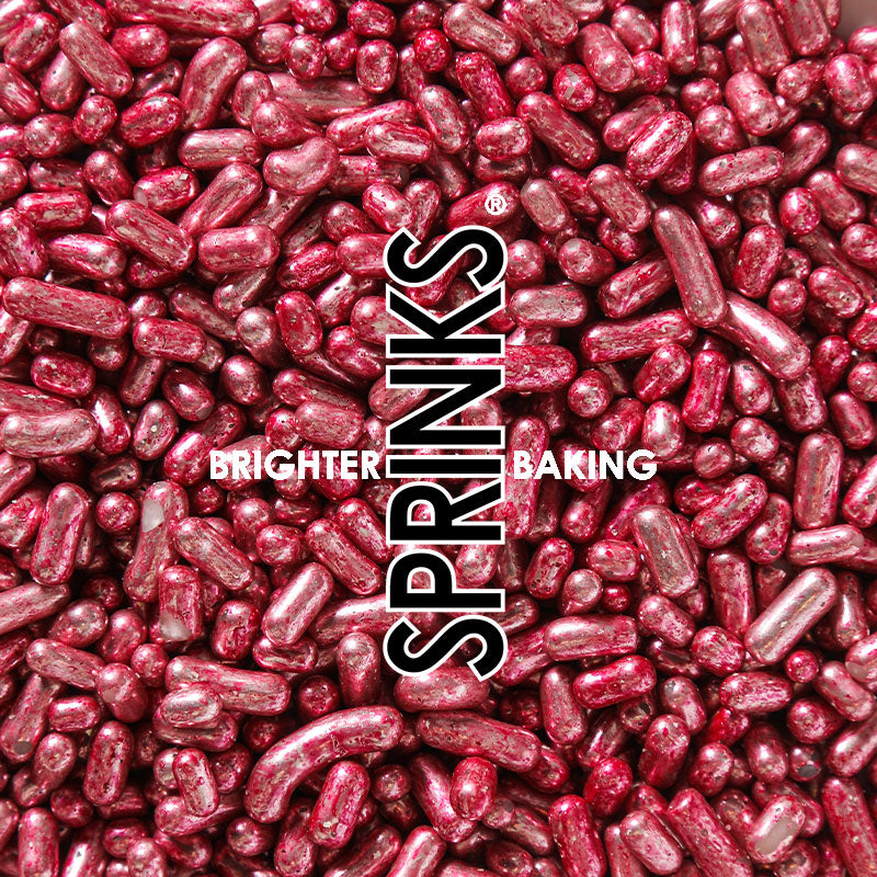 Sprinks Metallic Jimmies Pink 1mm 75g