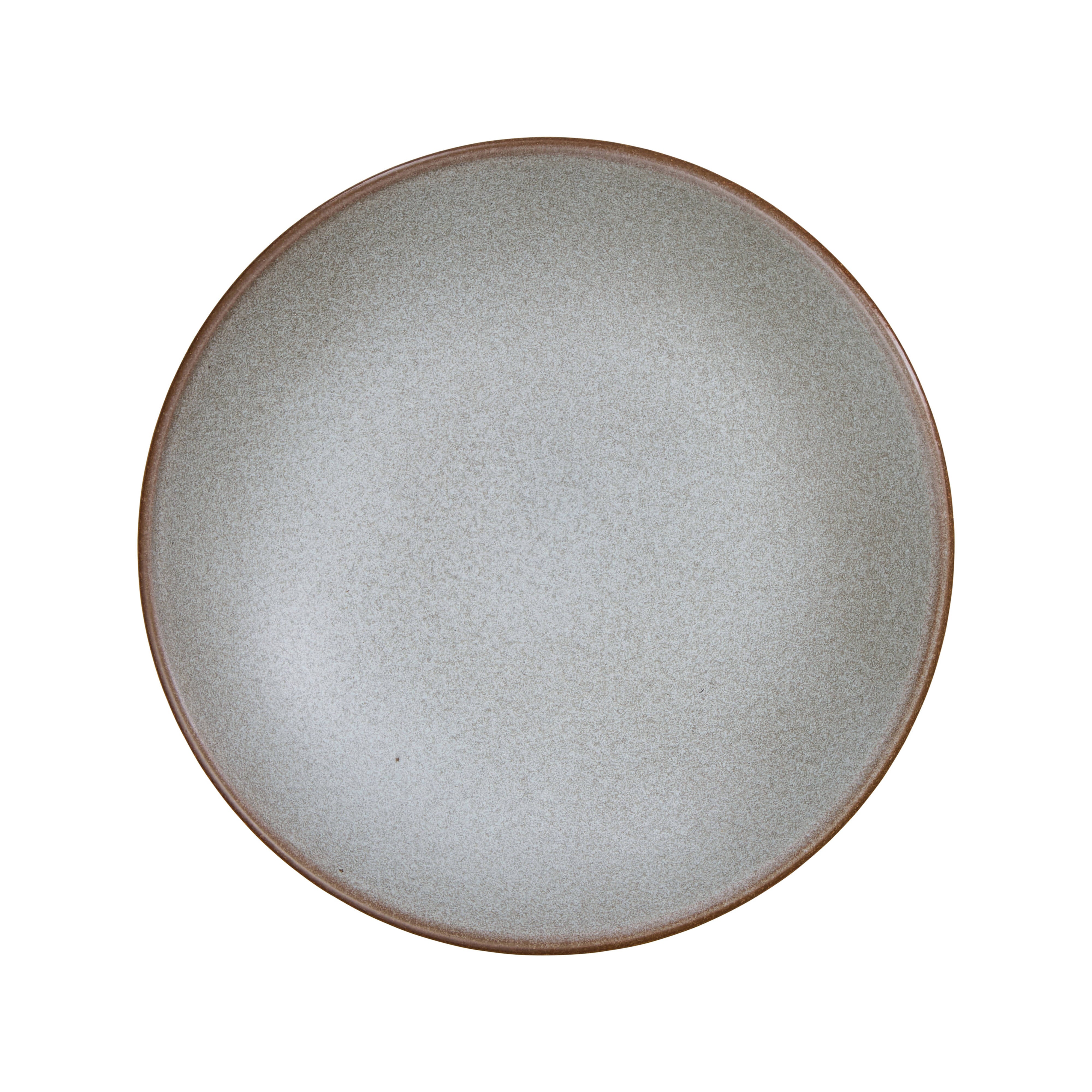 Davis & Waddell Rafe Footed Serving Bowl 21x21x12cm Grey & Brown
