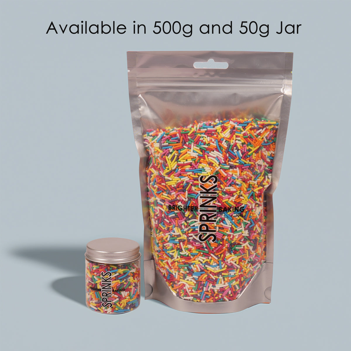 Sprinks Jimmies Rainbow 1mm 500g