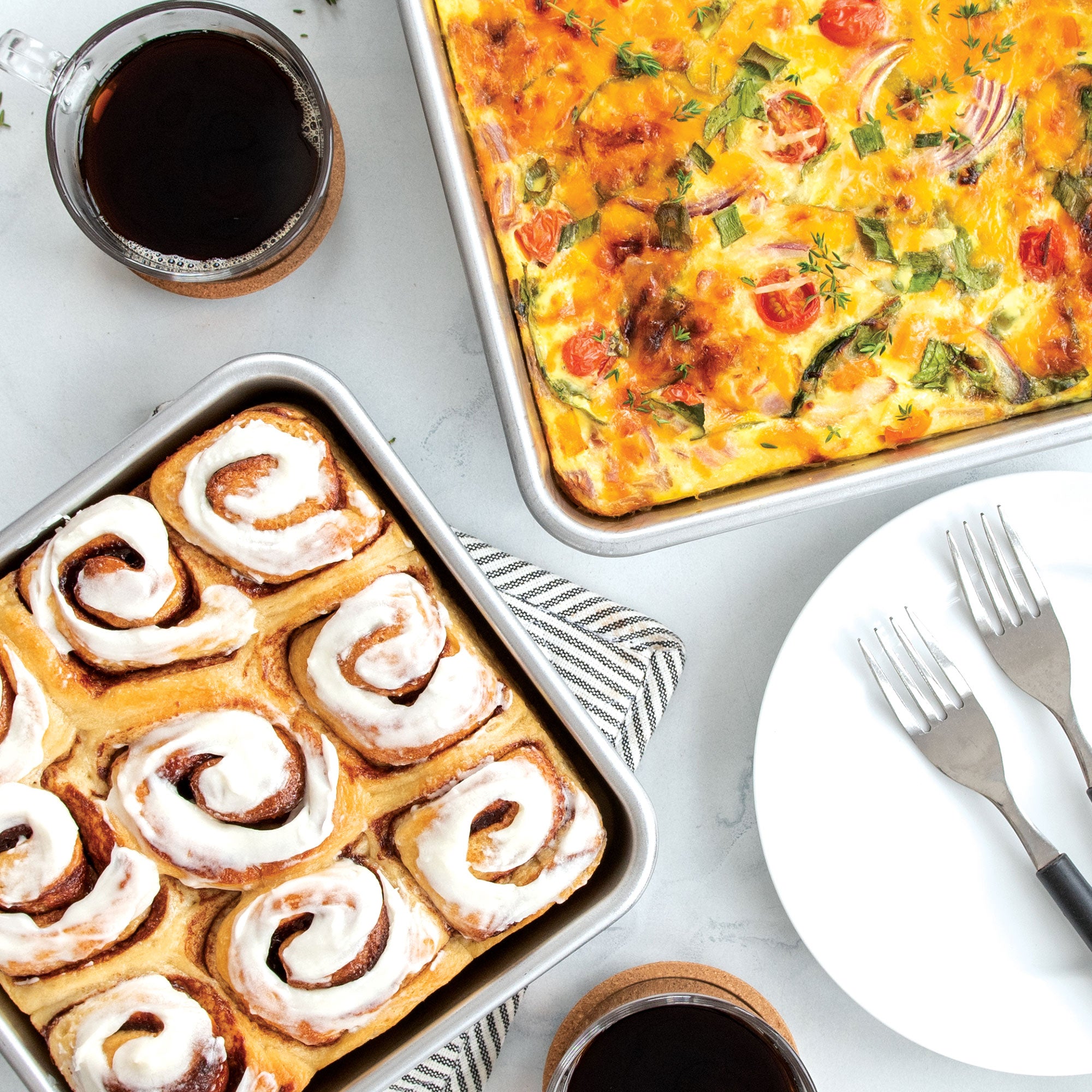 Nordicware 8 Inch Square Cake Pan 22 x 22 x 5.5cm