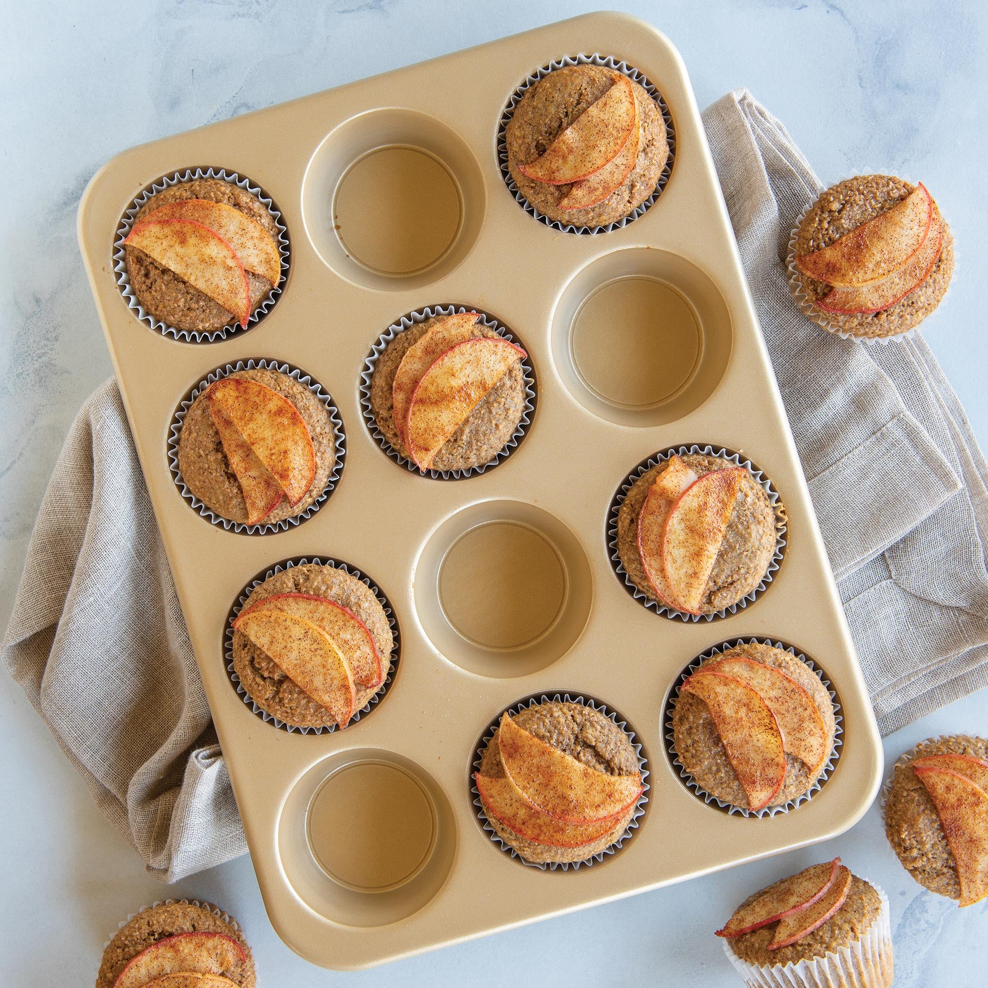 Nordicware 12 Cup Nonstick Muffin Pan 32.5 x 24.5 x 3cm