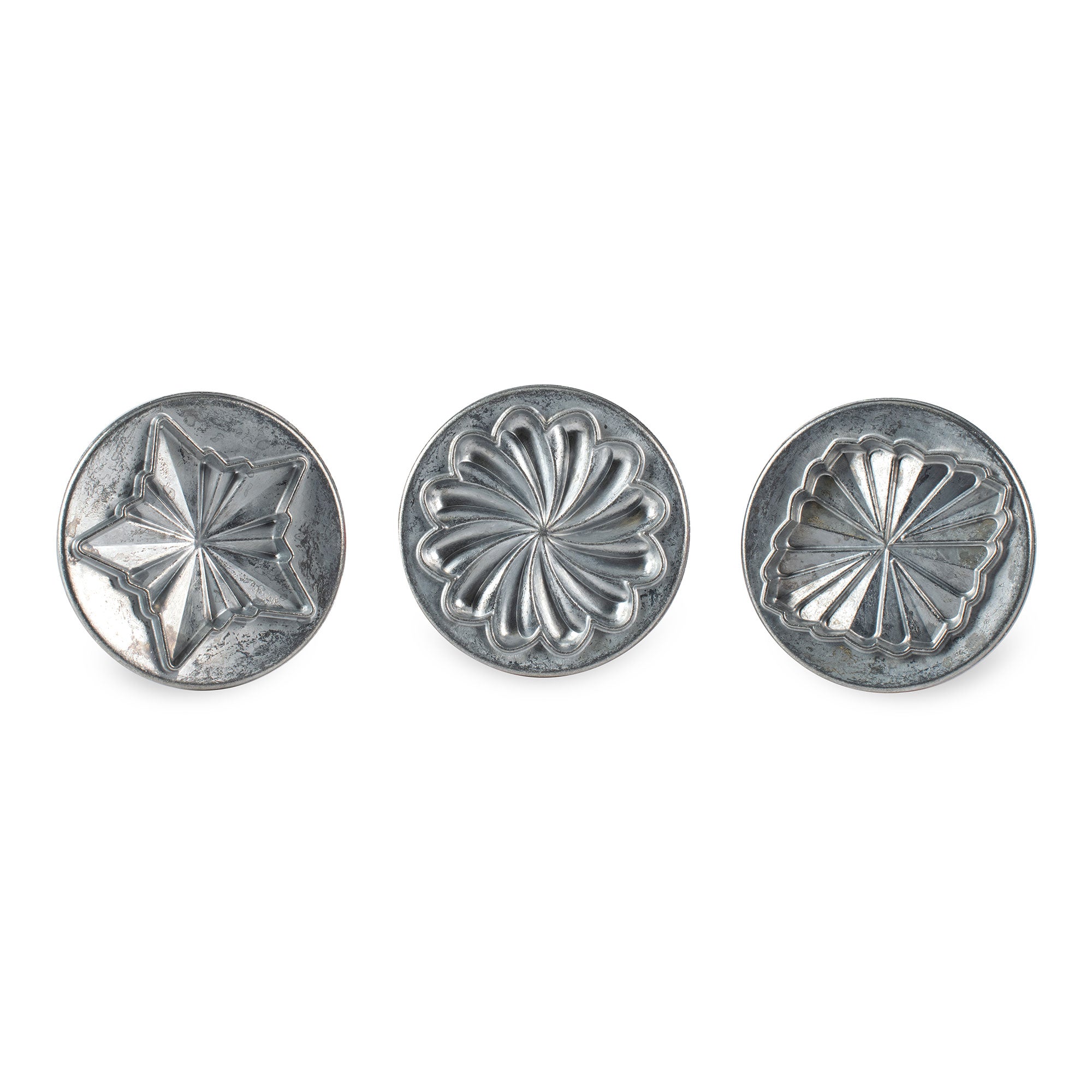 Nordic Ware Pretty Pleated Cast Aluminium Cookie Stamp Set