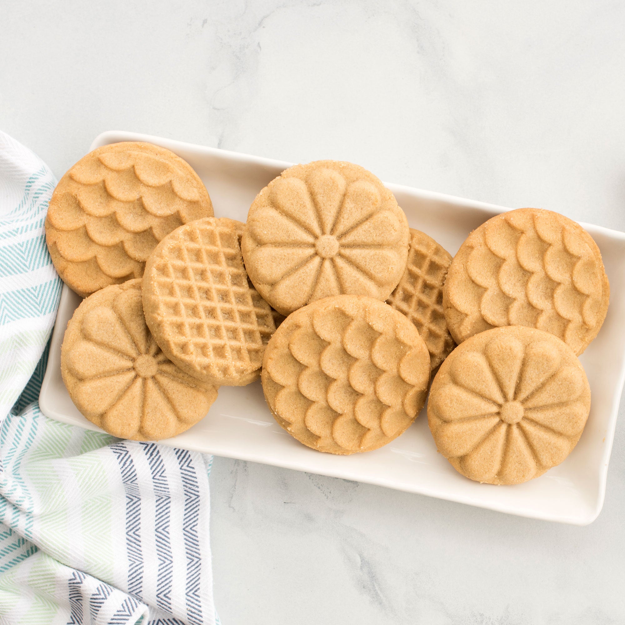 Nordic Ware Heirloom Cast Aluminium Cookie Stamp Set