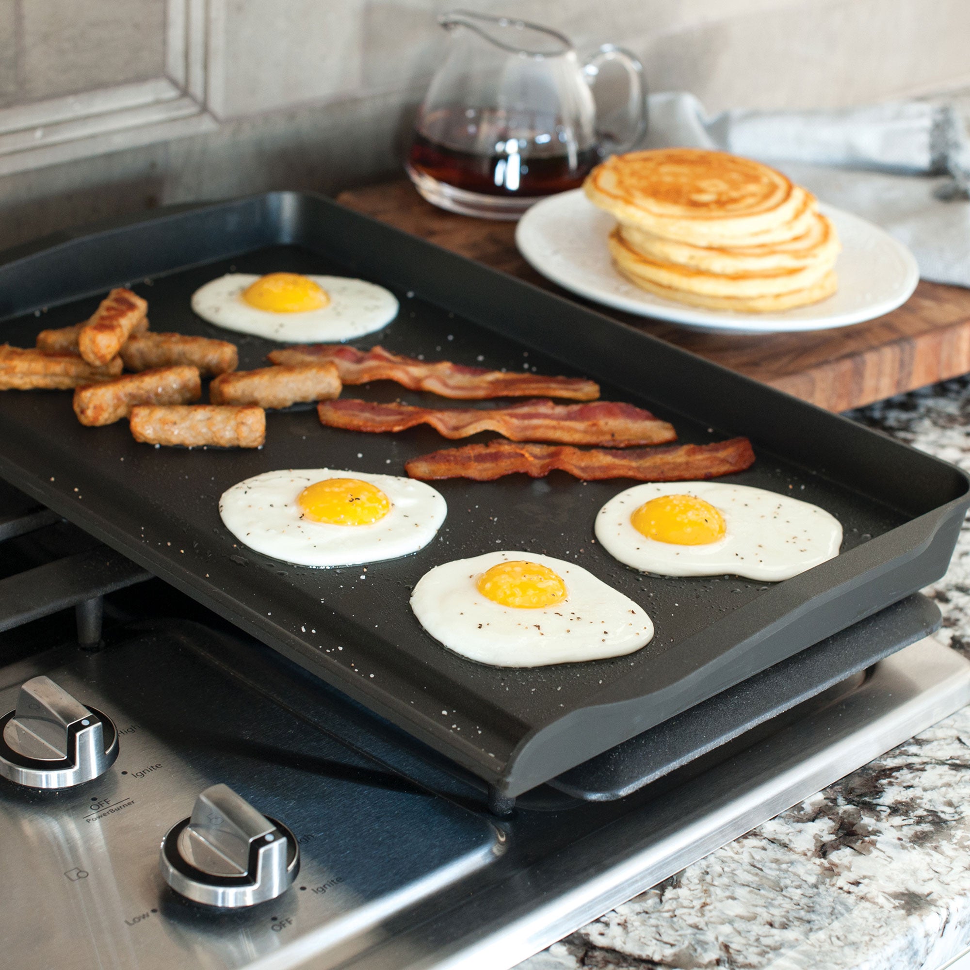 Nordicware Double Backsplash Griddle 51 x 30.5 x 5cm
