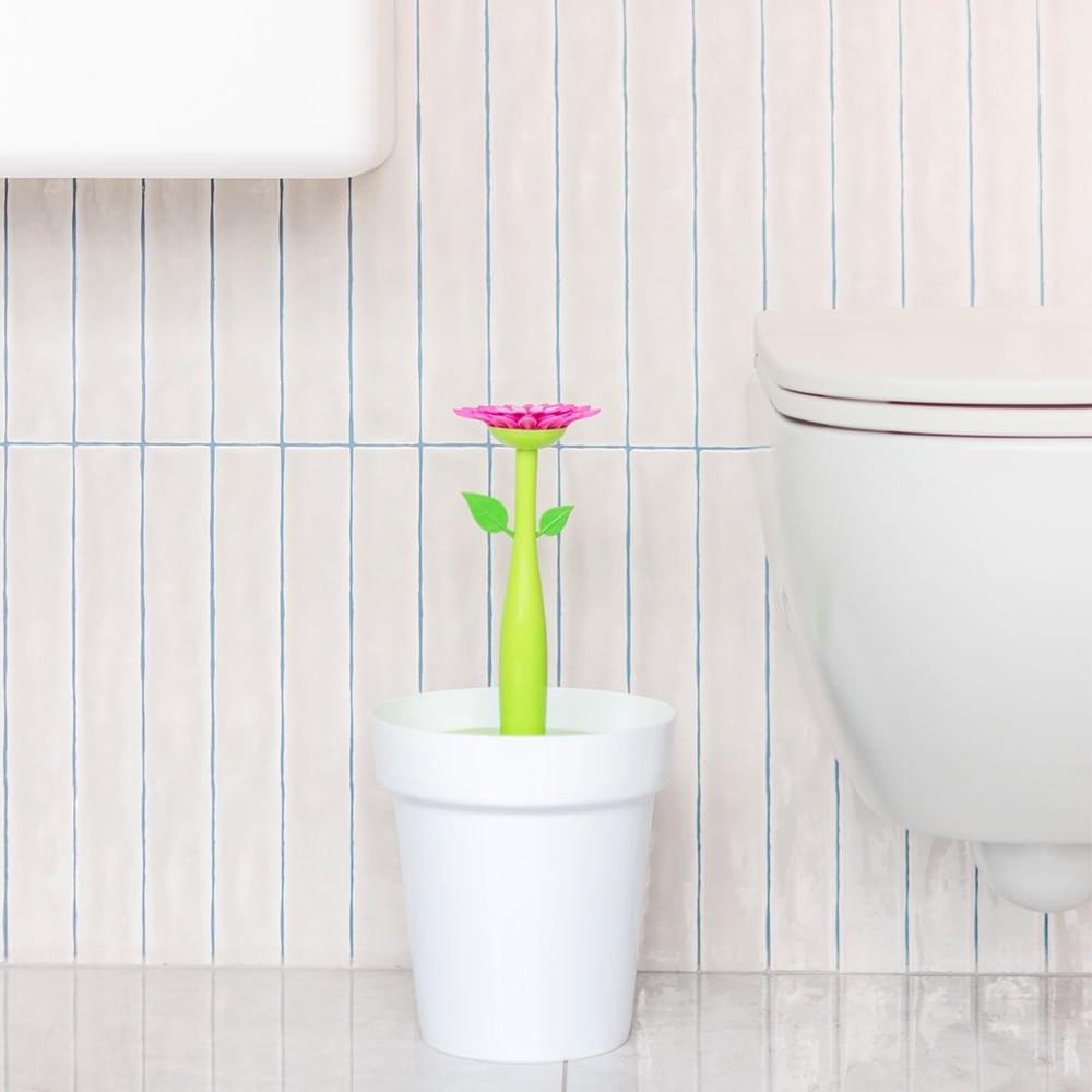 Vigar Flower Power White 3L Bathroom Bin