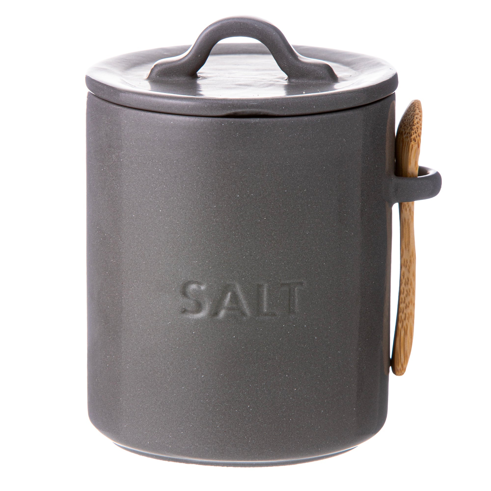 Ladelle Essentials Charcoal Salt Cellar