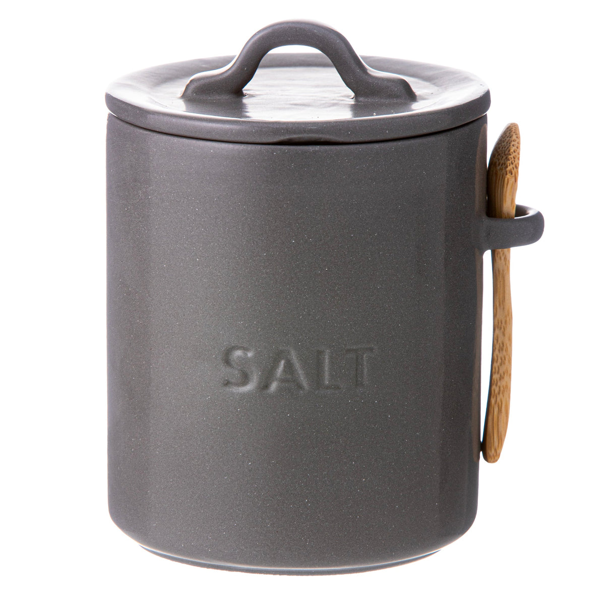 Ladelle Essentials Charcoal Salt Cellar