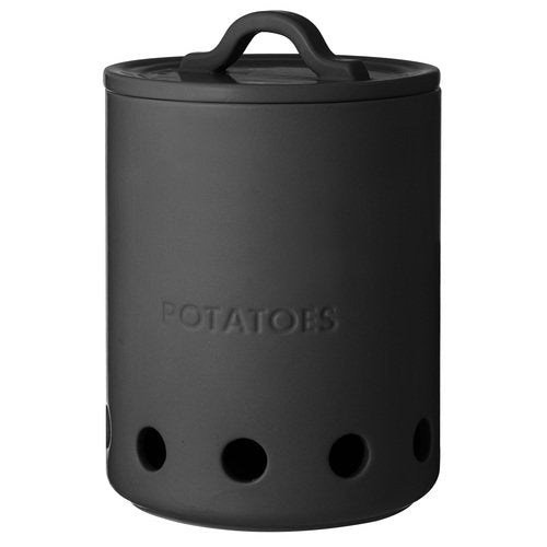 Ladelle Essentials Charcoal Potato Vault