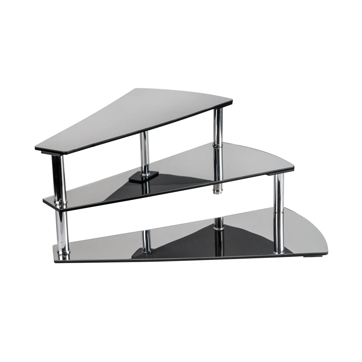 Alkan Zicco 3 Tier Display Stand (600x560x240mm - Silver)