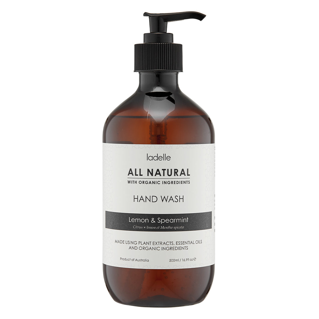 Ladelle All Natural 500ml Hand Wash Lemon & Spearmint