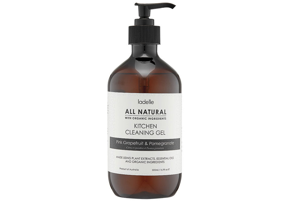 Ladelle All Natural Pink Grapefruit & Pomegranate 500ml Kitchen Cleaning Gel