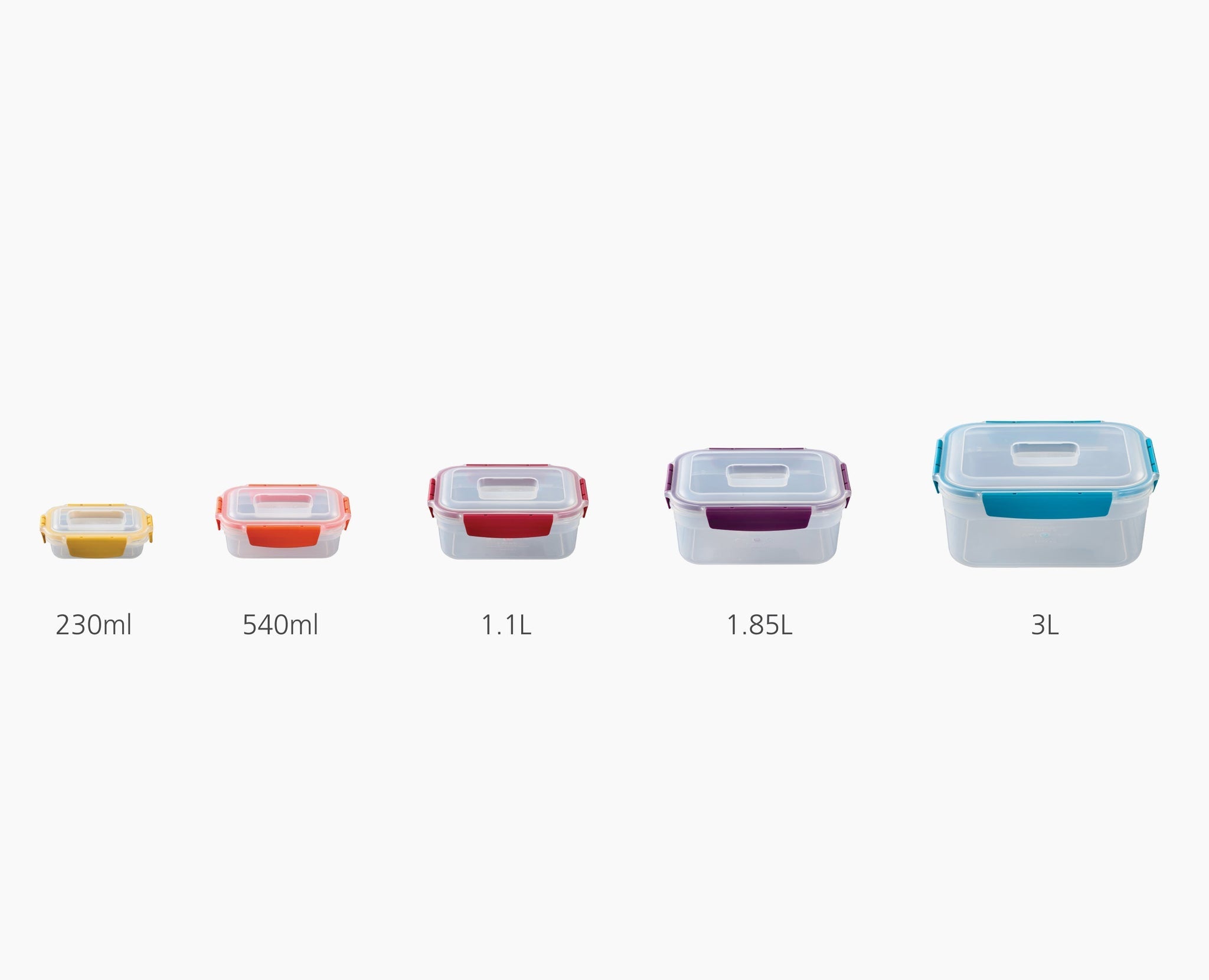 Joseph Joseph Nest™ Lock Rectangular 5-Piece Multi-Size Storage  Container Set