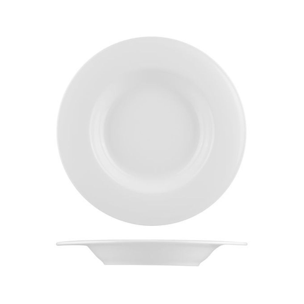 Longfine Flat Rim Pasta Bowl