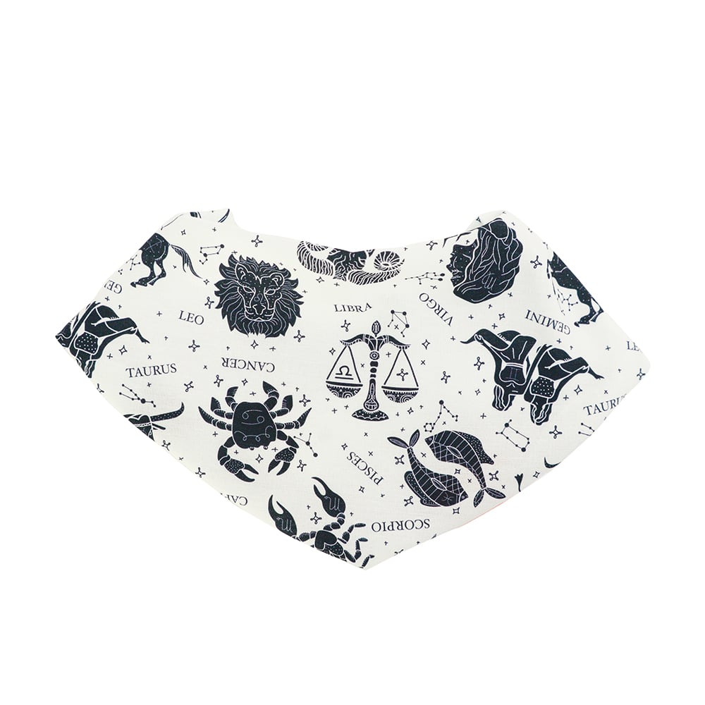 Annabel Trends Bandana Bib Zodiac White