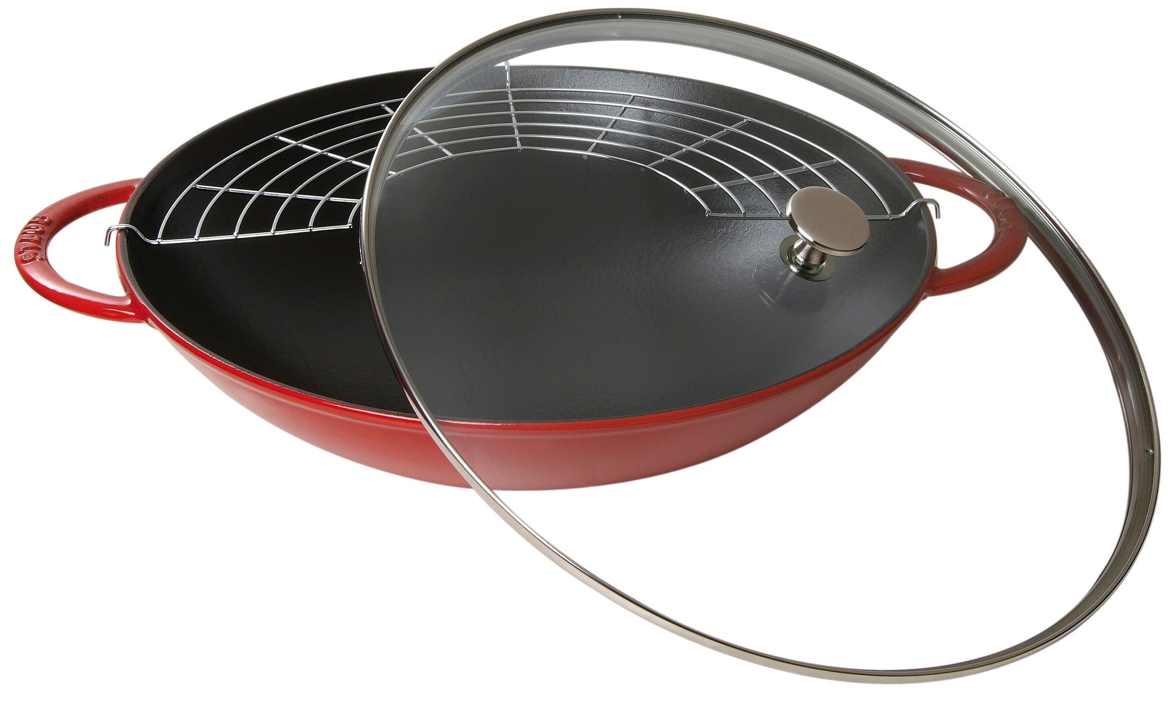 Staub Wok - 37cm Cherry Red