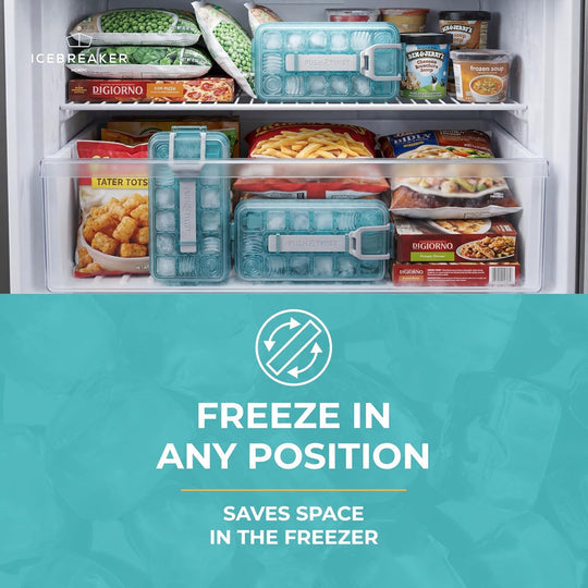 ICEBREAKER Nordic Push and Twist Ice Maker - Clear Water Blue