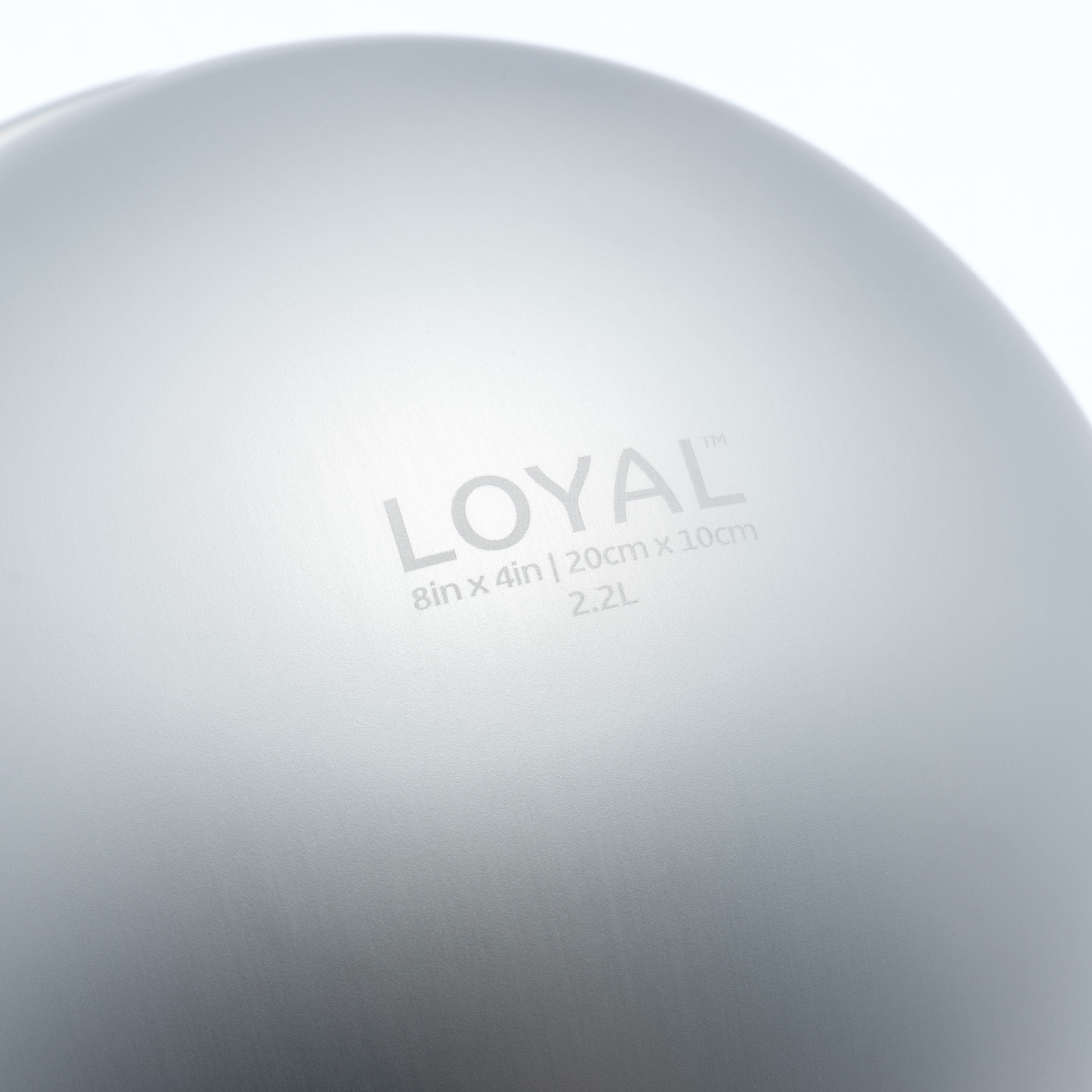 LOYAL Elite Anodised Hemisphere Cake Tin 8 Inch