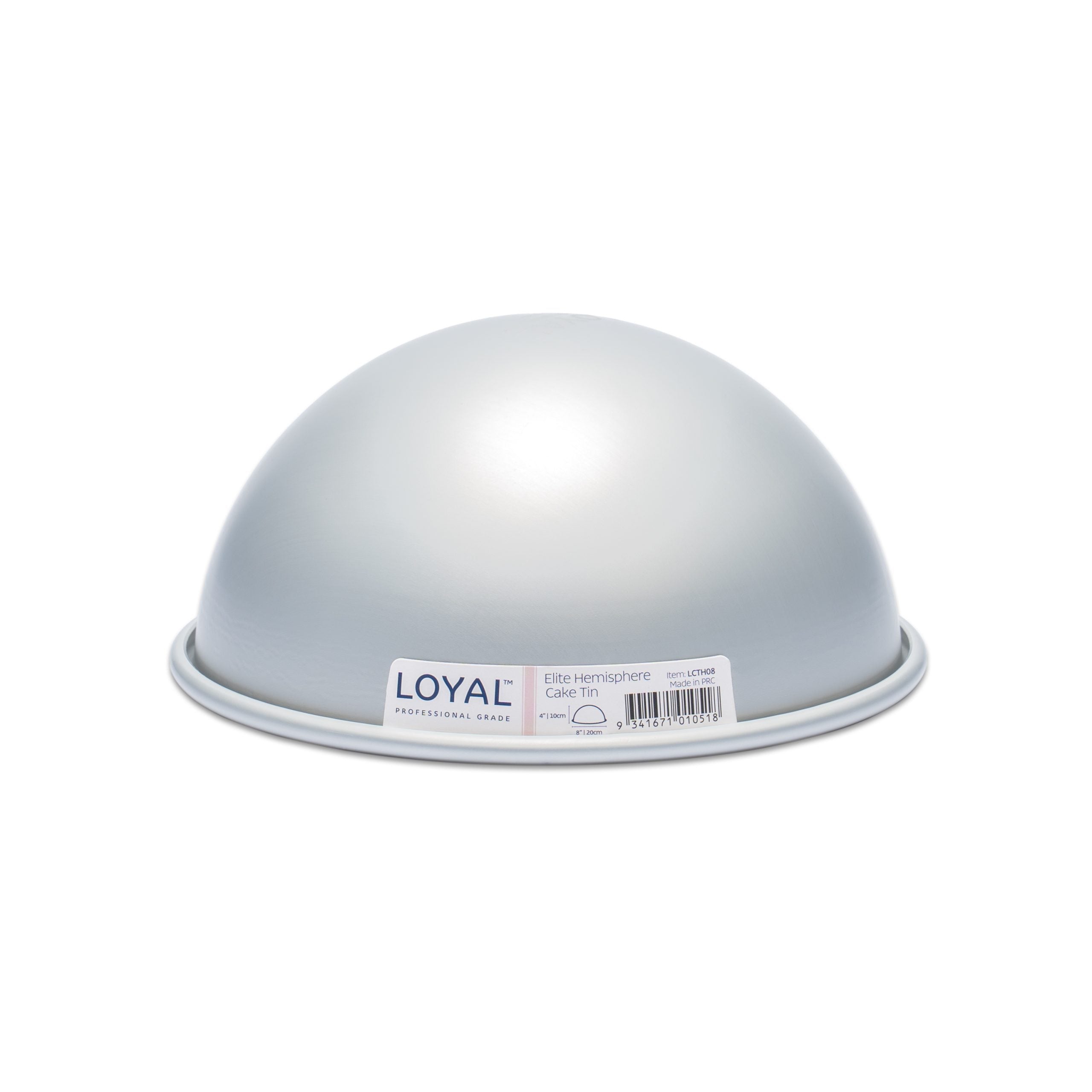 LOYAL Elite Anodised Hemisphere Cake Tin 8 Inch