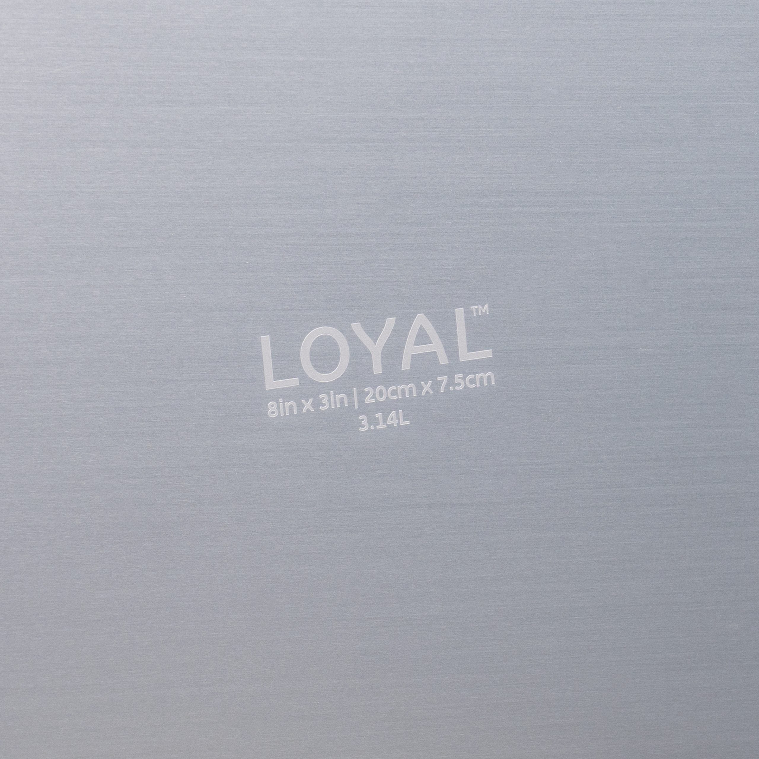 LOYAL Elite Anodised Square Cake Tin 8 Inch