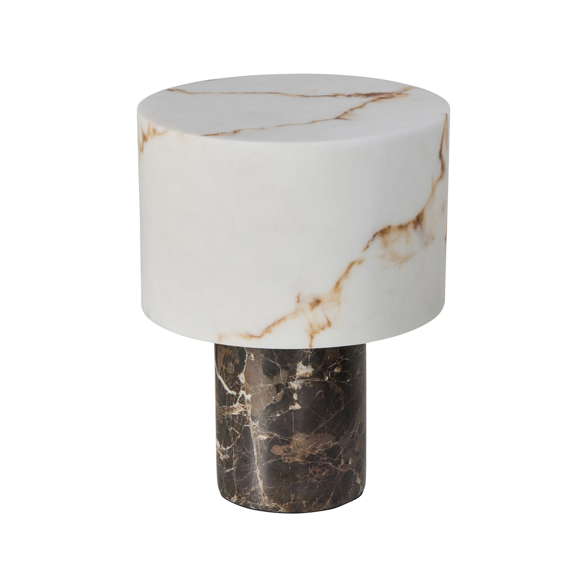 Amalfi Kian Table Lamp Brown & White