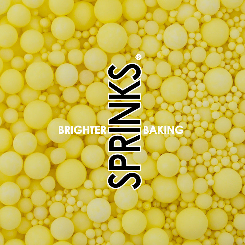 Sprinks Bubble Bubble Sprinkles Pastel Lemon 75g