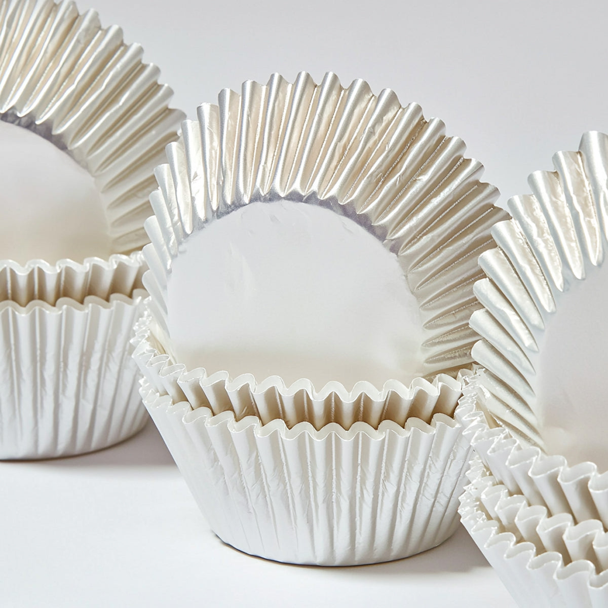 Papyrus Mini Foil Baking Cups Base White 35mm 50 Pack
