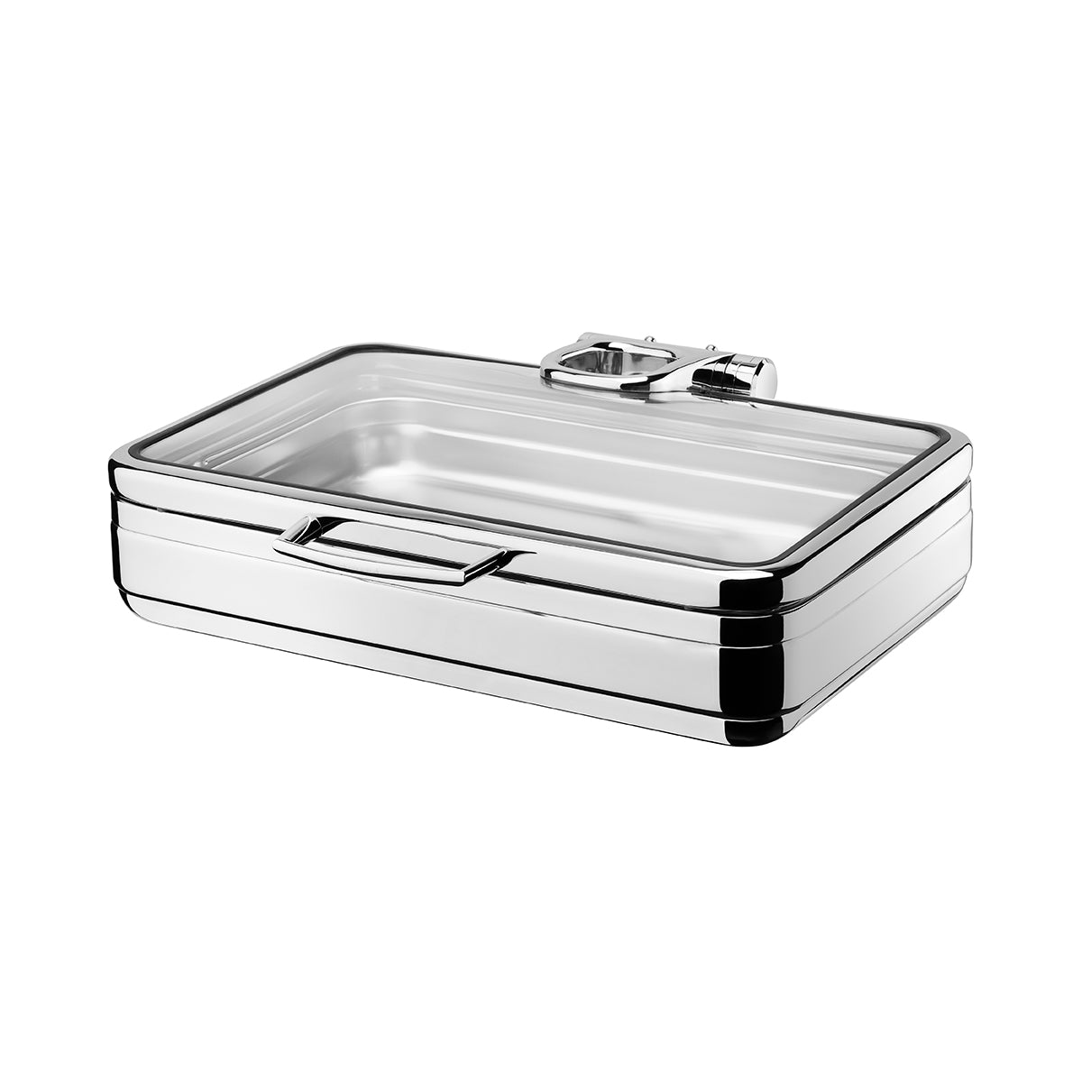 Athena Regal Rectangular Induction Chafer 1/1 GN (Silver) (Set)