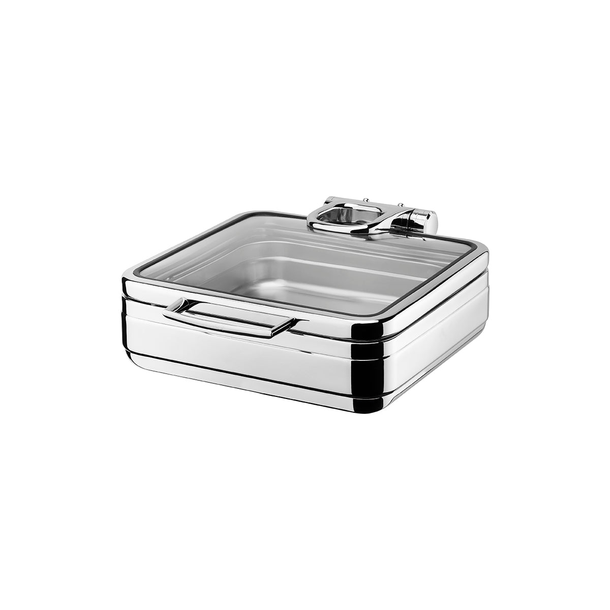 Athena Regal Rectangular Induction Chafer 2/3 GN (Silver) (Set)