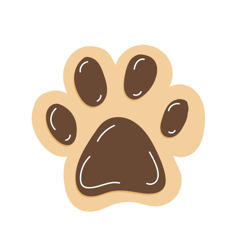 Coo Kie Paw Print Cookie Cutter