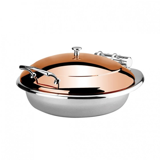 Athena Princess Round Induction Chafer - Golden Rose (6.1lt - Silver) (Set)