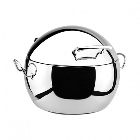 Athena Princess Induction Soup Station Chafer - Glass Lid (11lt - Silver) (Set)