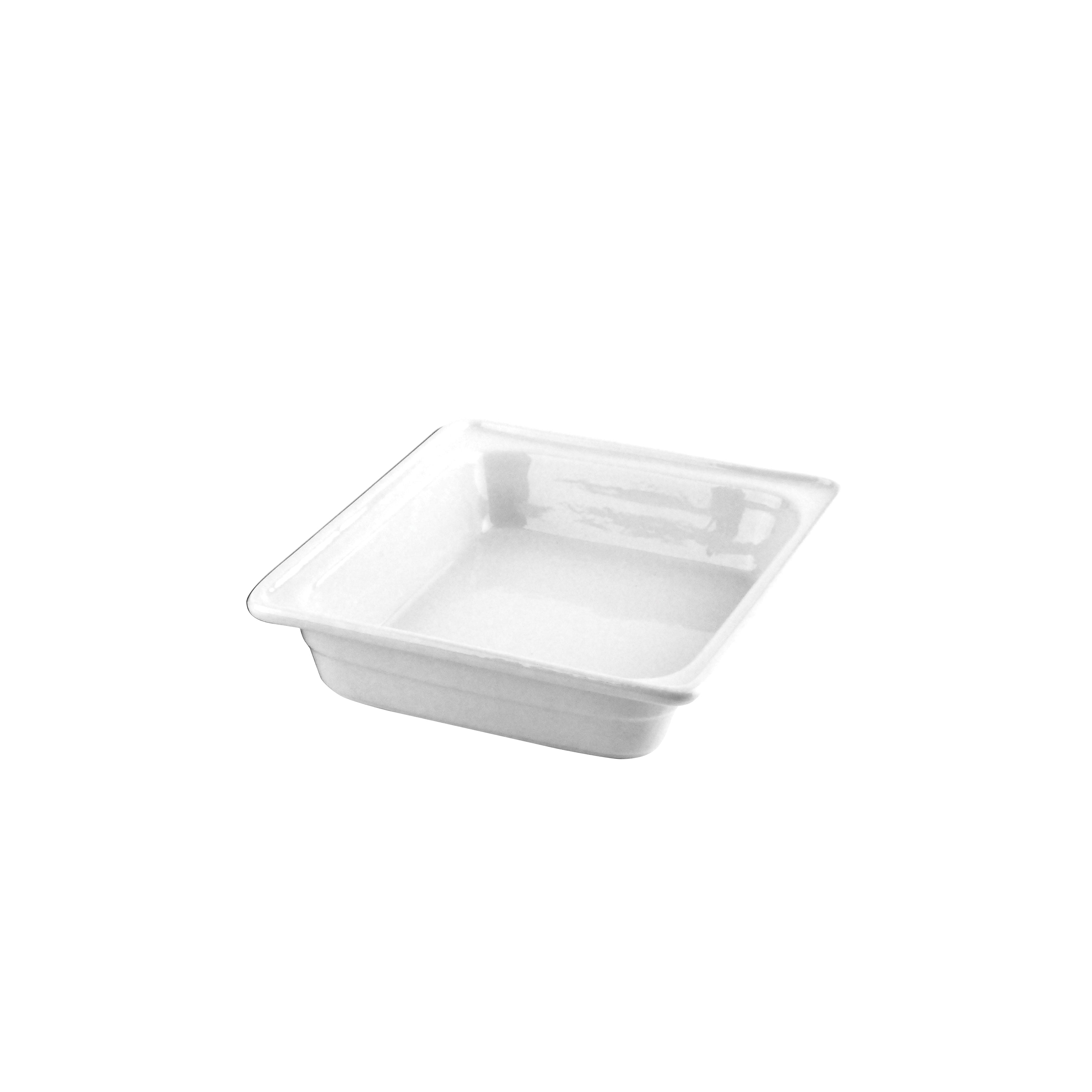 Athena 1/2 GN Porcelain Food Pan (65mm - White)