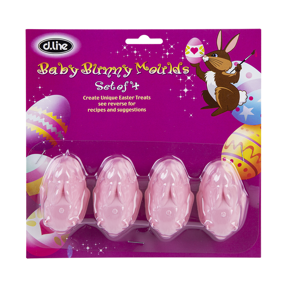 D.Line Baby Bunny Moulds Set of 4