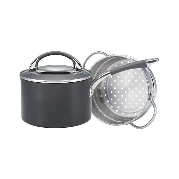 Anolon Endurance+ Nonstick Induction 18cm/2.8L Saucepan With Bonus Steamer