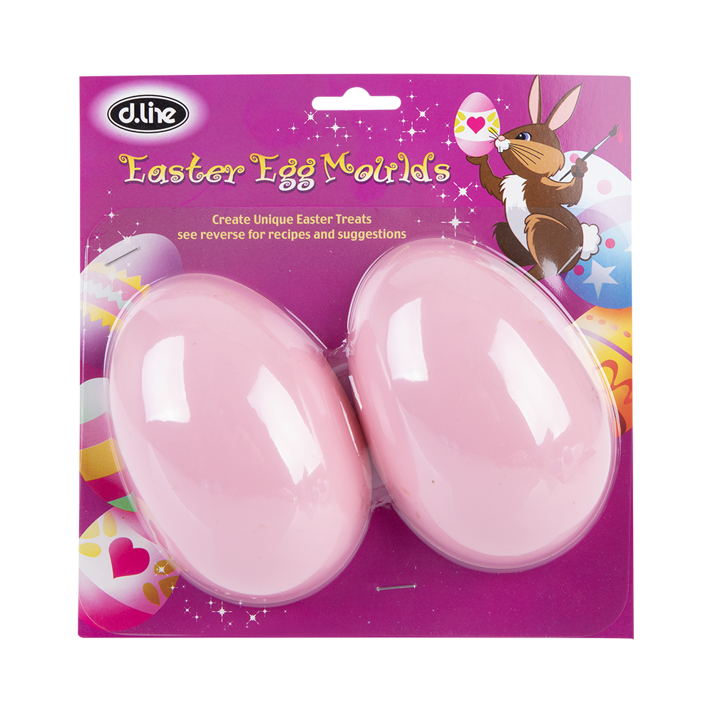 D.Line Large Plain Egg Moulds Set of 2 – 11 x 8 cm