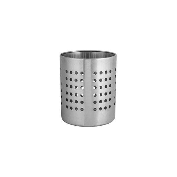 Trenton Utensil Holder - Round (120mm Ø - Silver)