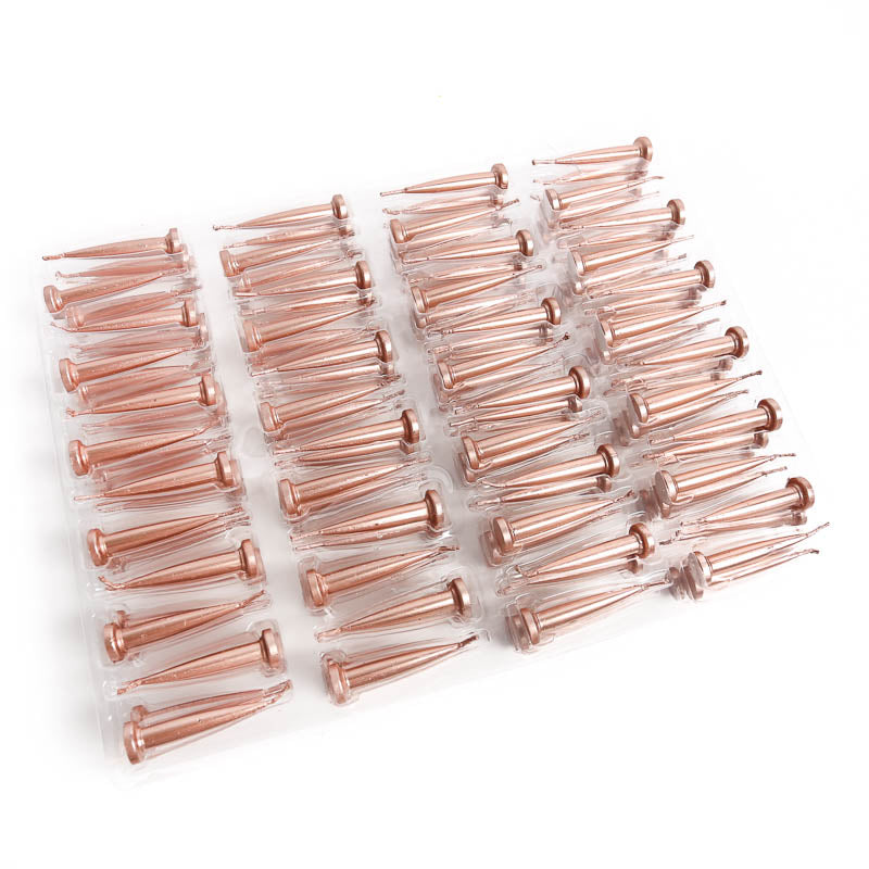 Cake & Candle Bullet Candles Rose Gold 144 Pack