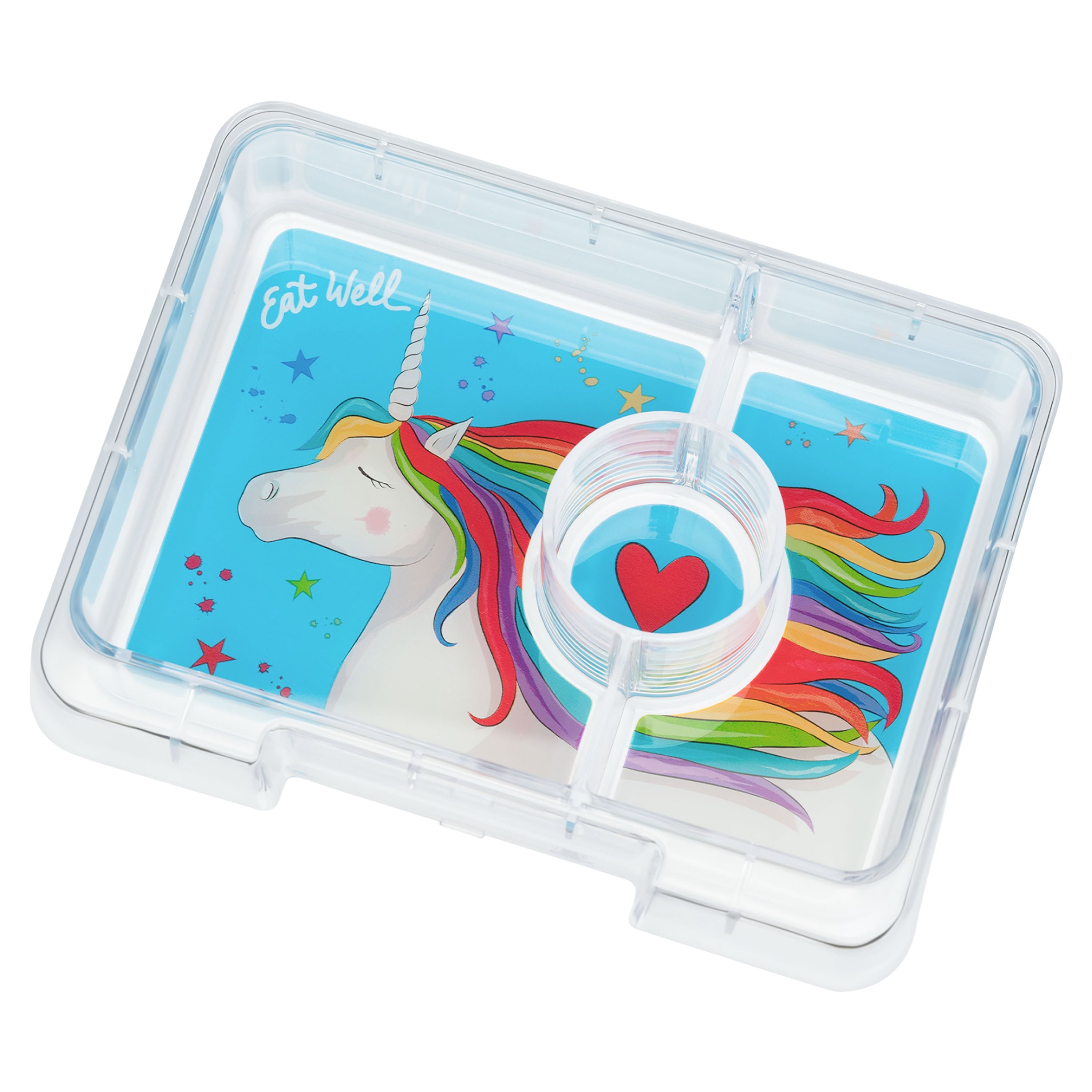 Yumbox 3 Compartment Snack Box (Unicorn) - Lavande Purple