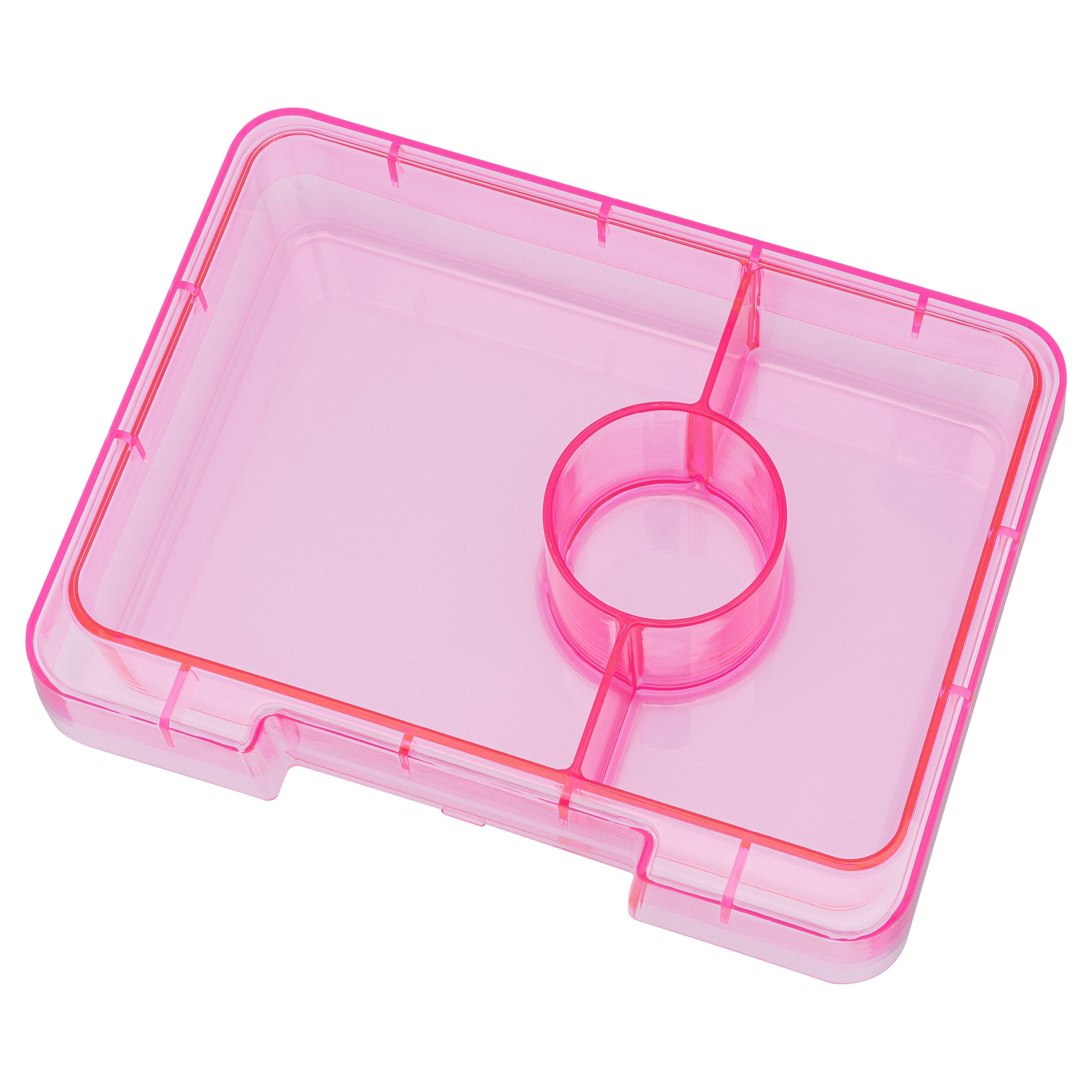 Yumbox 3 Compartment Snack Box (Glitter) - Sparkle Pink