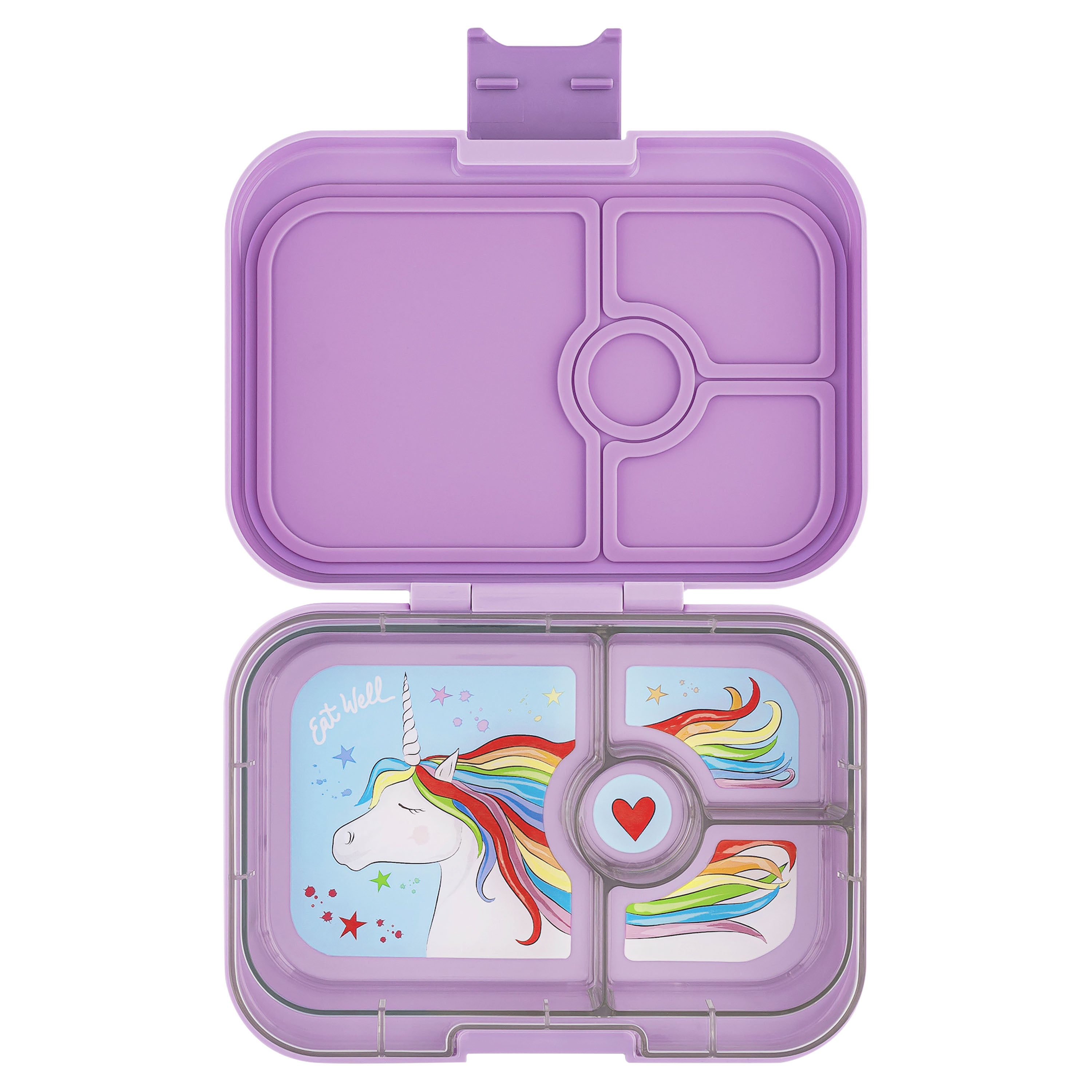 Yumbox Panino 4 Compartment Lunch Box (Unicorn) - Lavande Purple