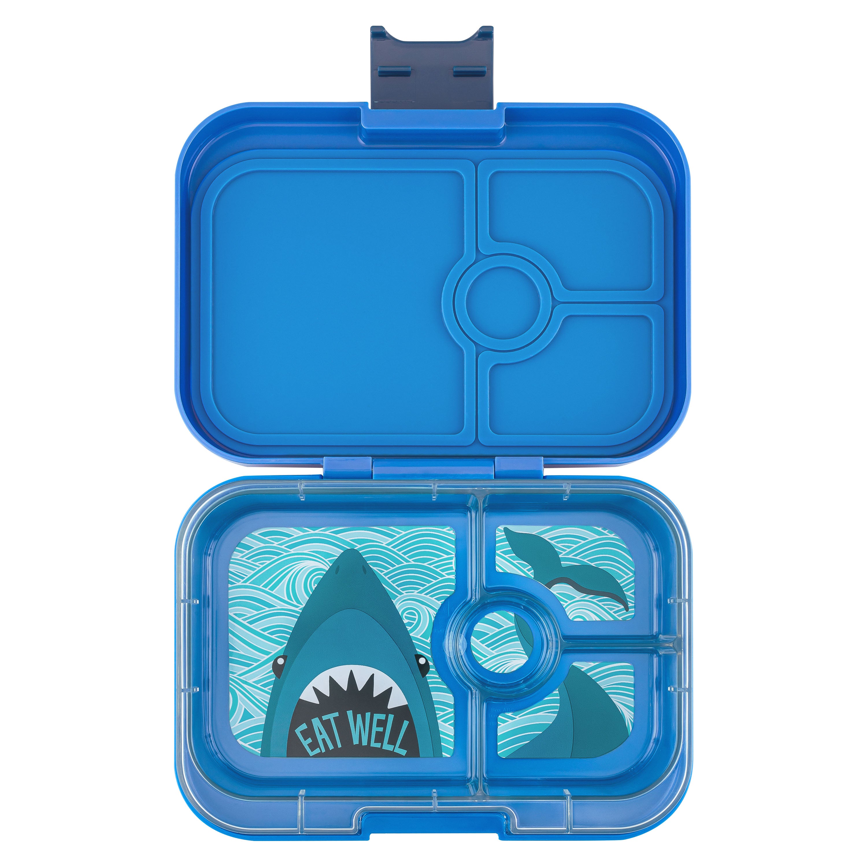 Yumbox Panino 4 Compartment Lunch Box (Shark) - Surf Blue