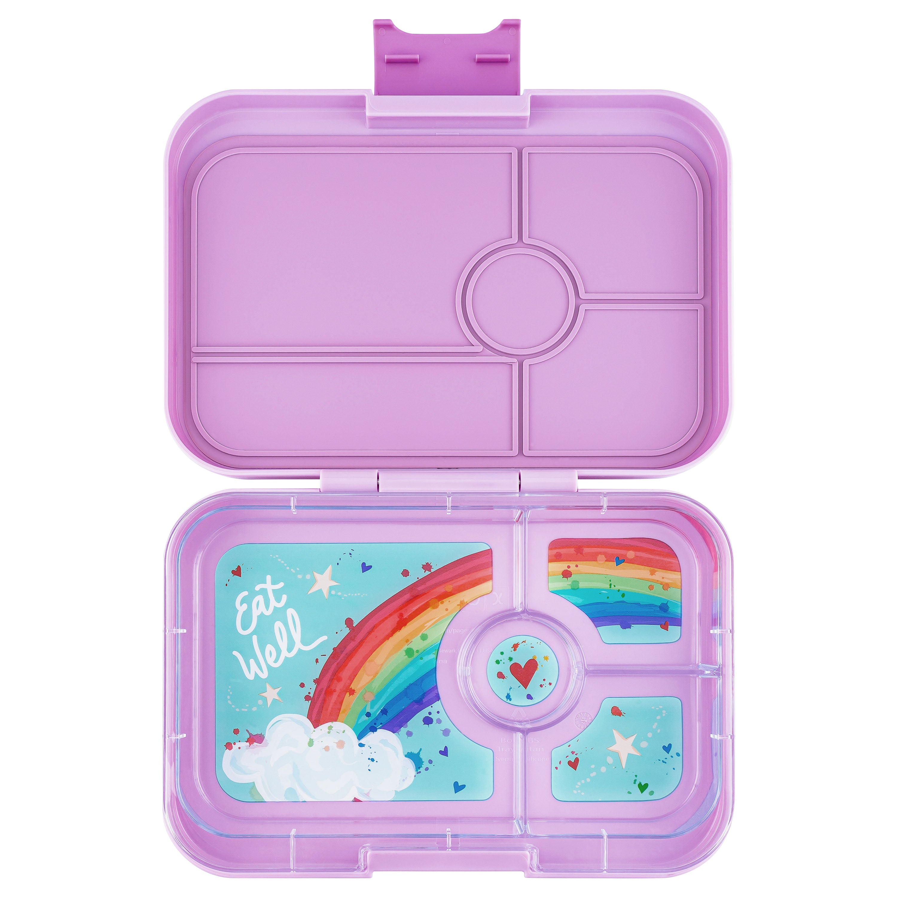 Yumbox Tapas 4 Compartment Lunch Box (Rainbow) - Seville Purple