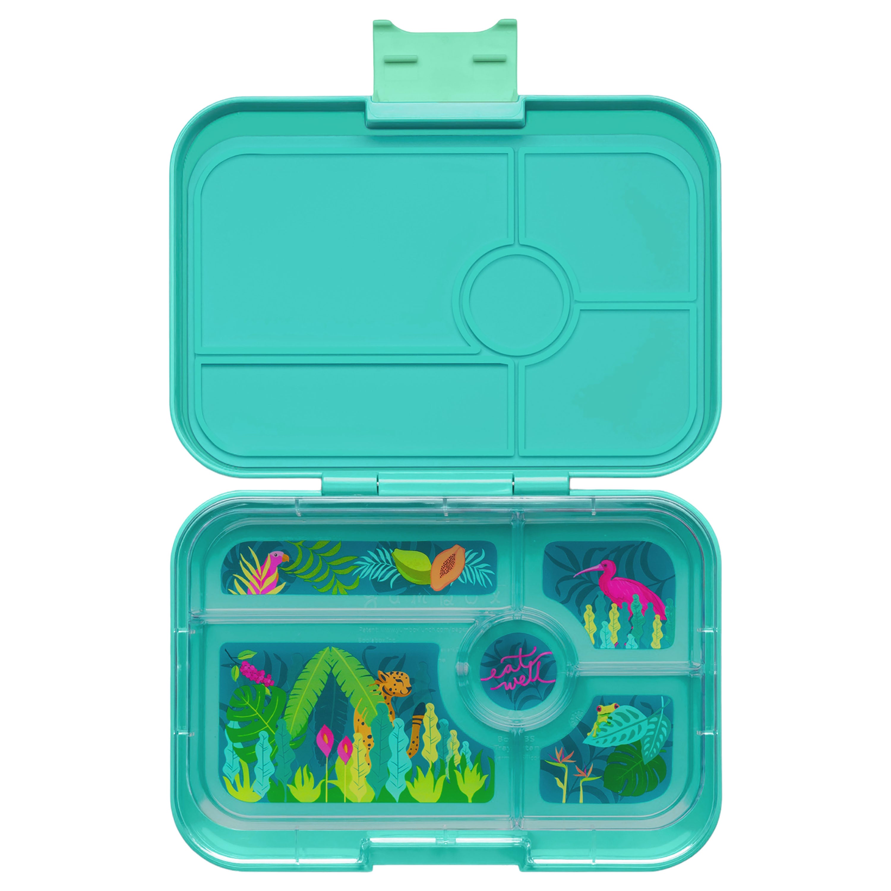 Yumbox Tapas 5 Compartment Lunch Box (Jungle) - Antibes Blue