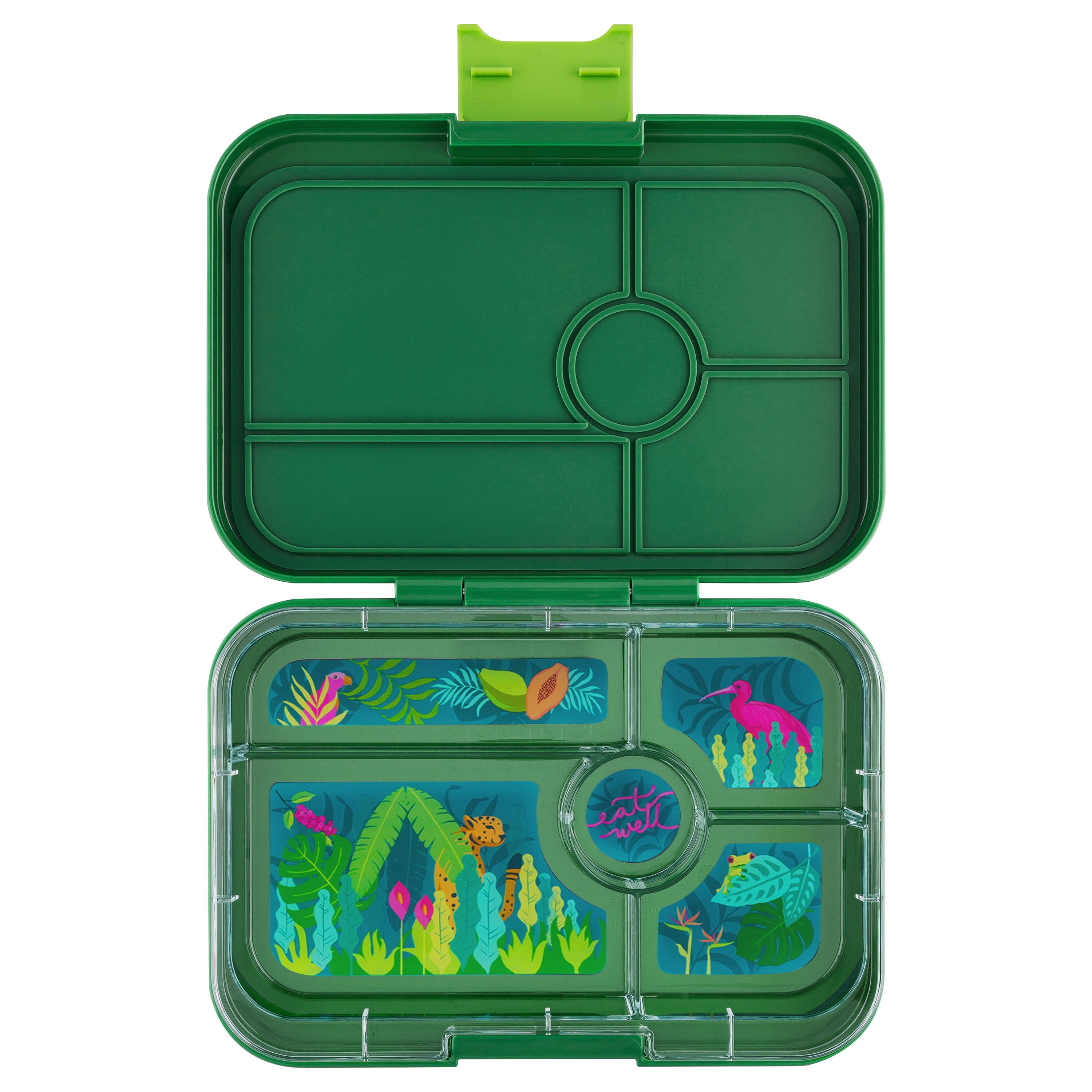Yumbox Tapas 5 Compartment Lunch Box (Jungle) - Palm Green
