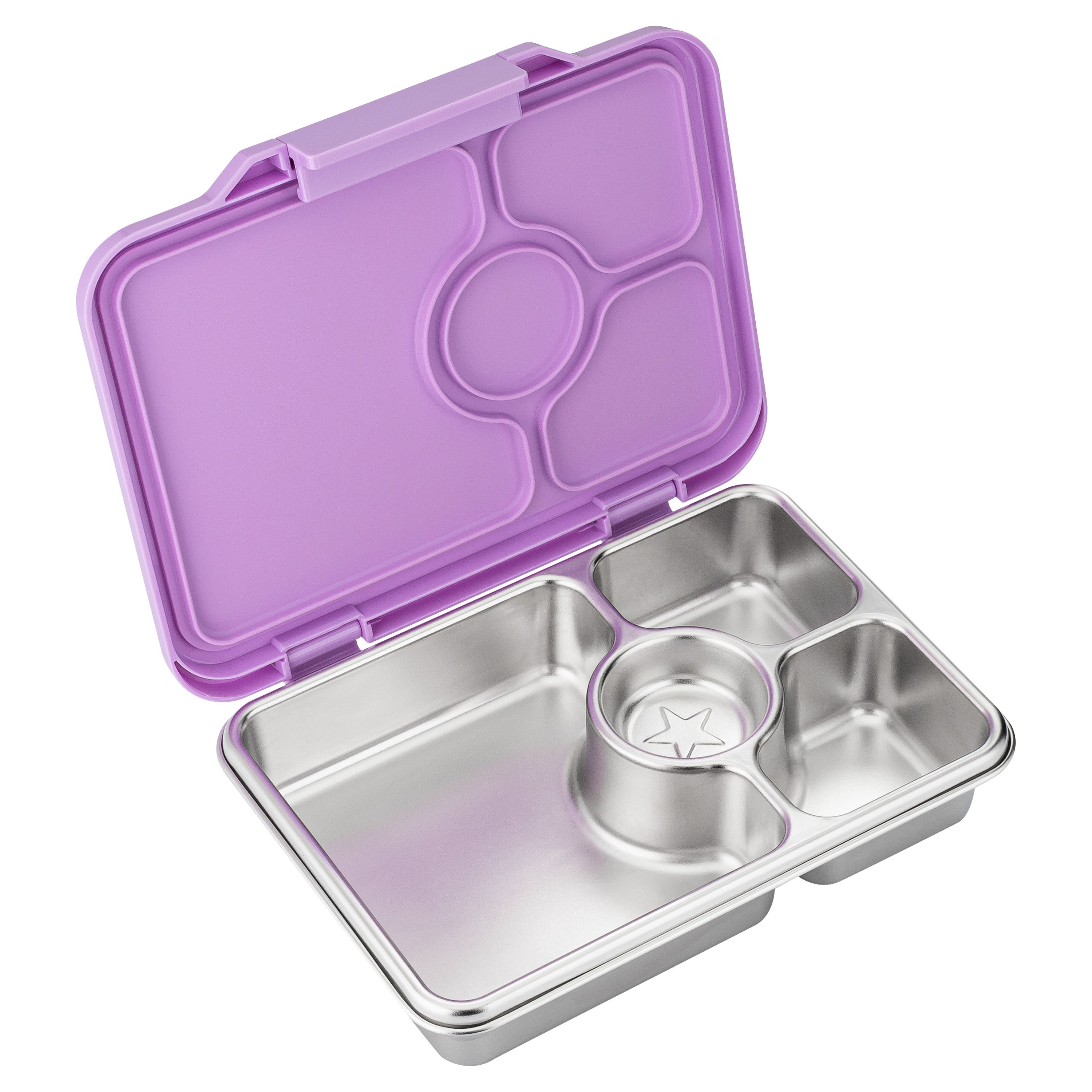 Yumbox Pret S/s 4 Compartment Bento Box - Lavande Purple
